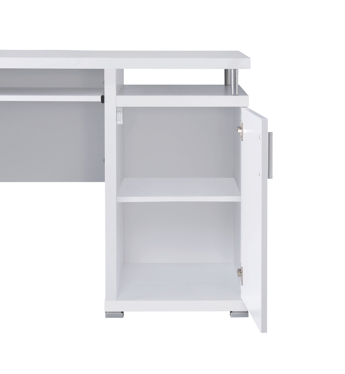 Tracy 2-drawer Computer Desk White