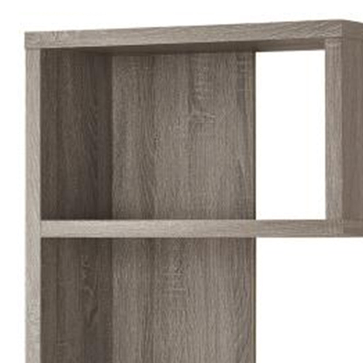 Joey 5-tier Bookcase Weathered Grey