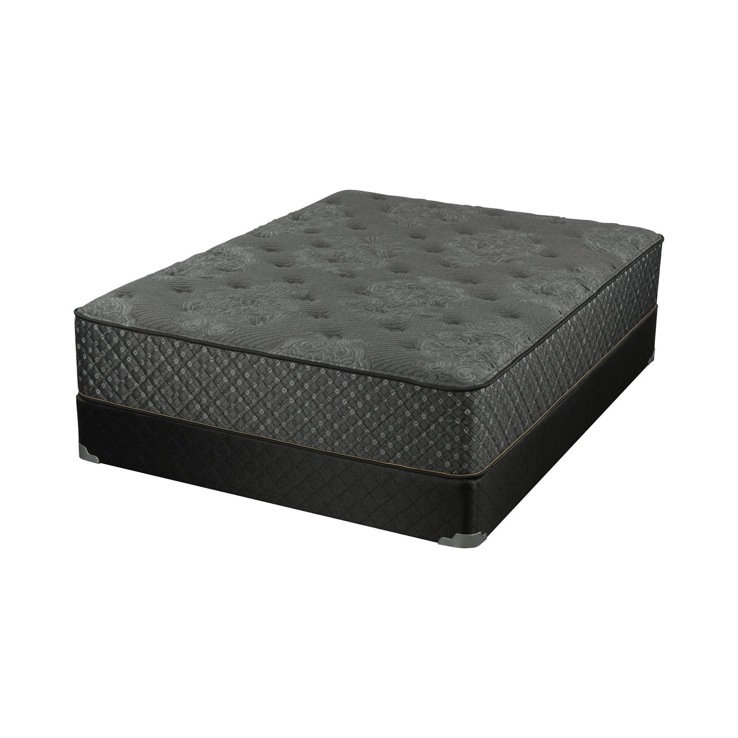 Bellamy 12" Queen Mattress Grey and Black