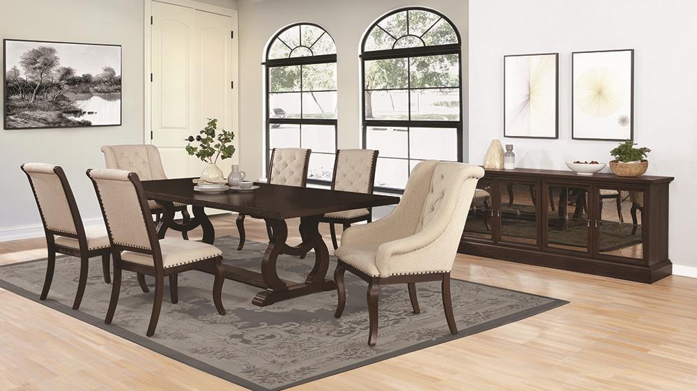 Brockway Rectangular Trestle Dining Set