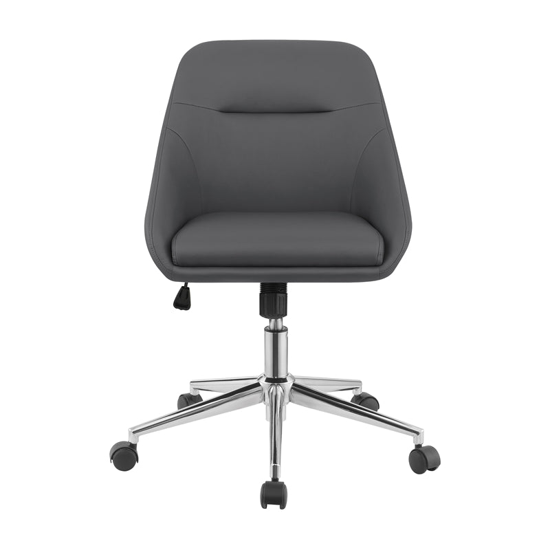 Upholstered Office Chair with Casters