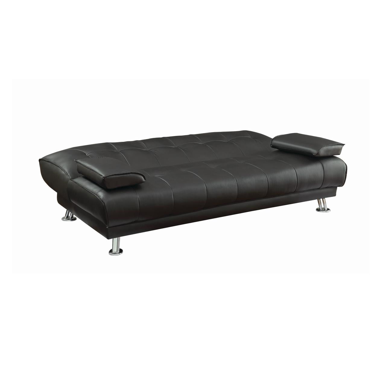 Pierre Tufted Upholstered Sofa Bed Black