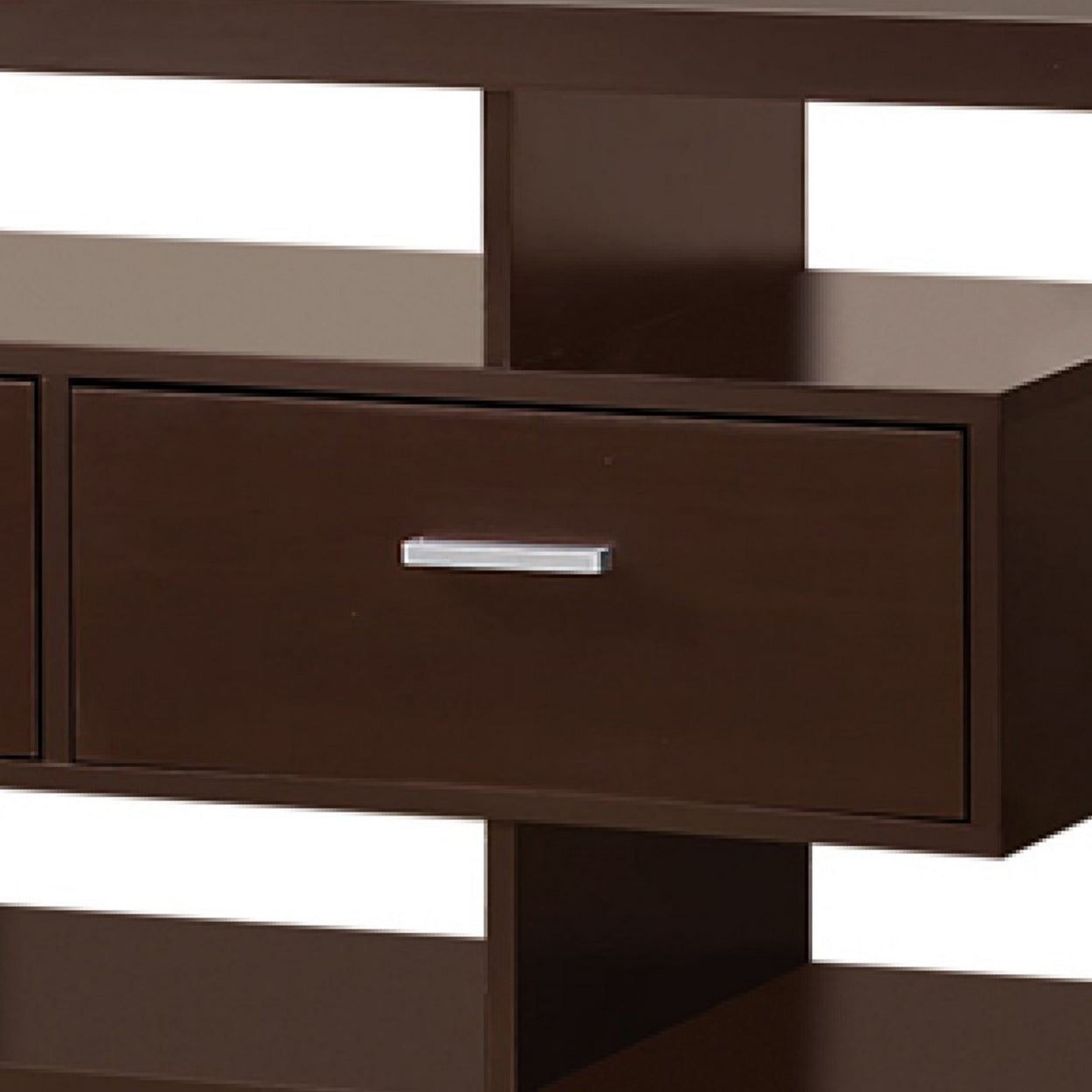 2-drawer Rectangular TV Console Cappuccino