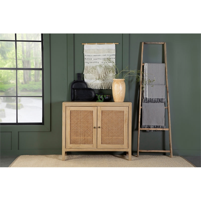 Rectangular 2-door Accent Cabinet Natural