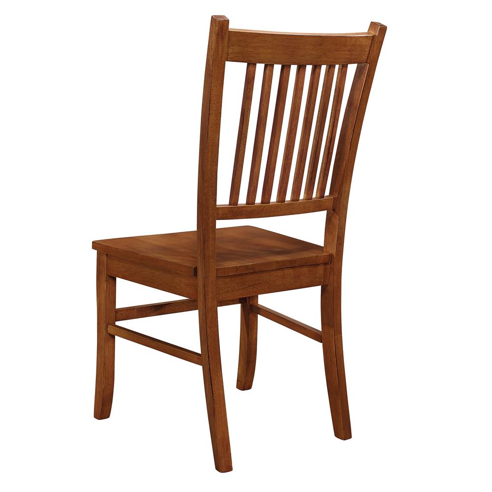 Marbrisa Slat Back Side Chairs Sienna Brown (Set of 2)