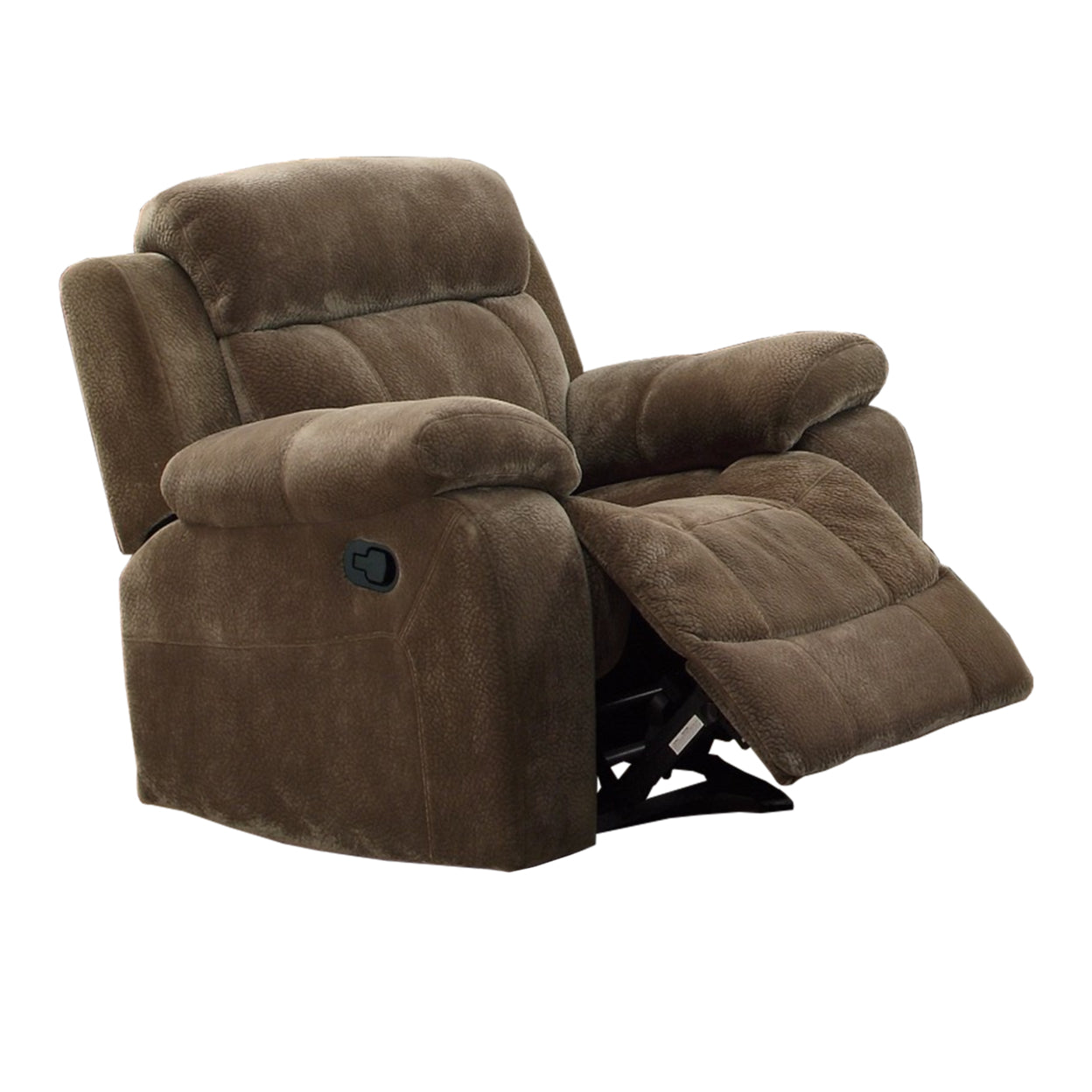 Myleene Pillow Top Arm Glider Recliner Mocha