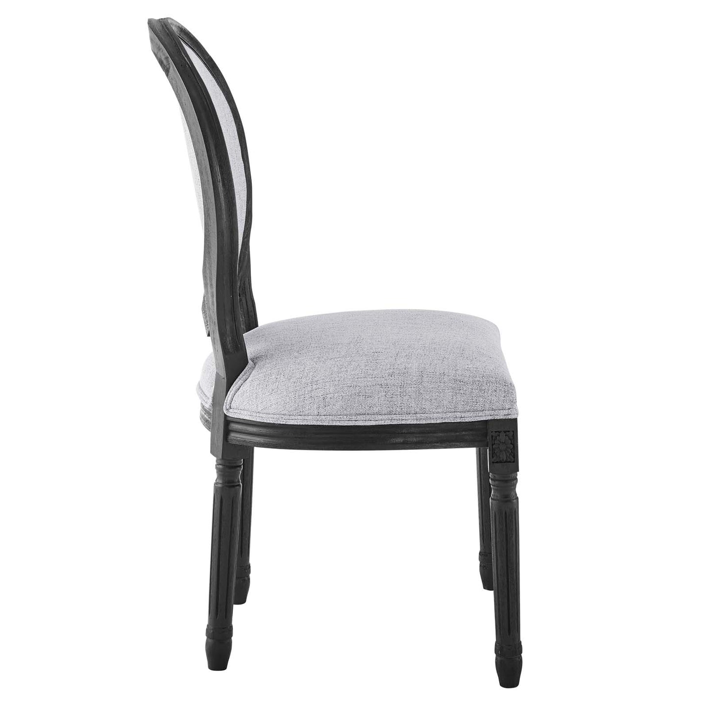 Emanate Vintage French Upholstered Fabric Dining Side Chair
