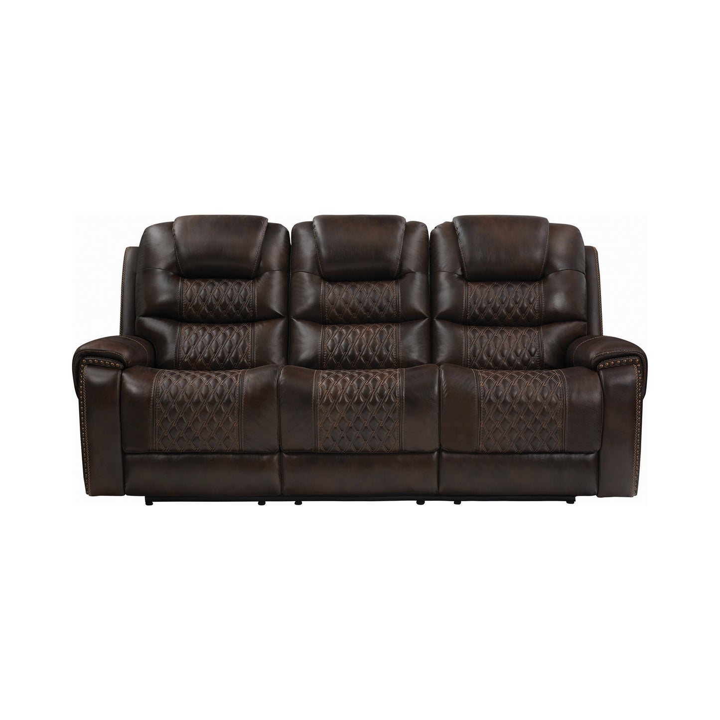 North Cushion Back Power^2 Sofa Dark Brown