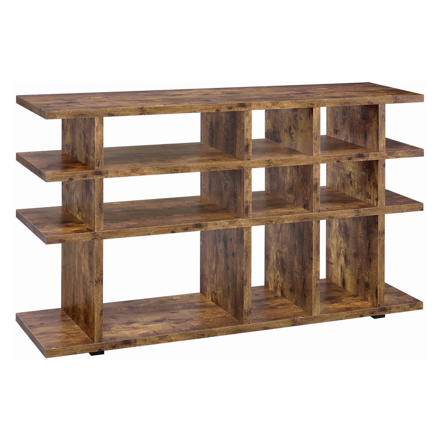 Santos 3-tier Bookcase Antique Nutmeg