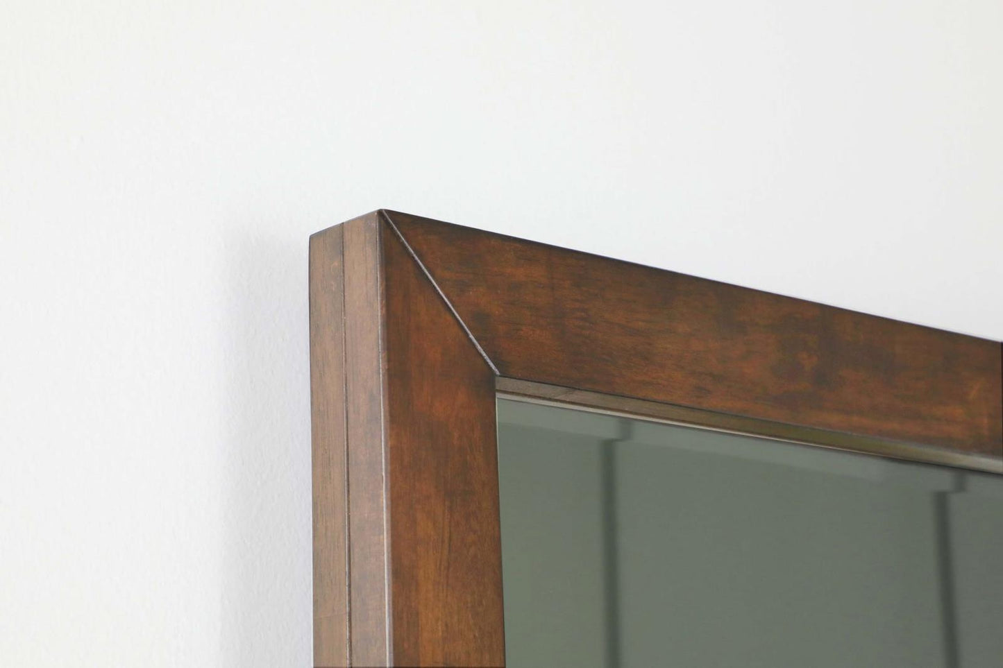 Genevieve Rectangular Dresser Mirror Dark Brown