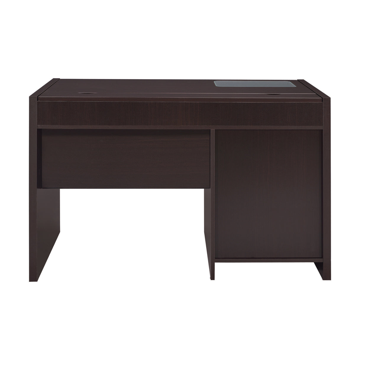 Halston Rectangular Connect-it Office Desk Cappuccino