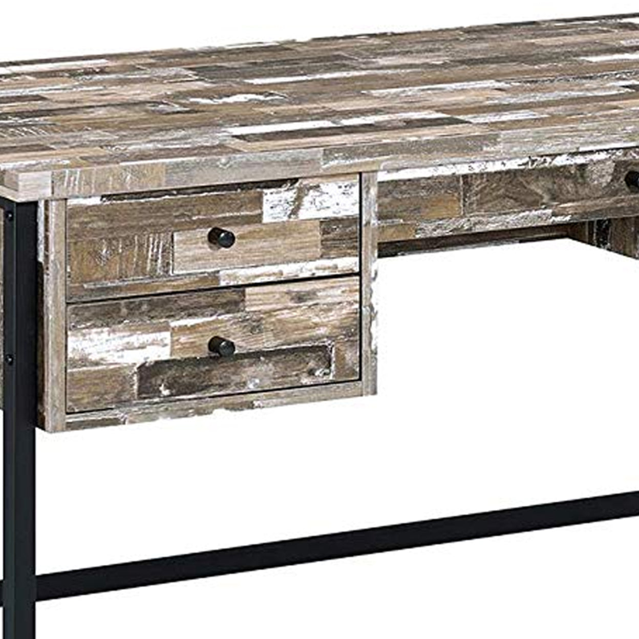 Kemper 4-drawer Writing Desk Salvaged Cabin