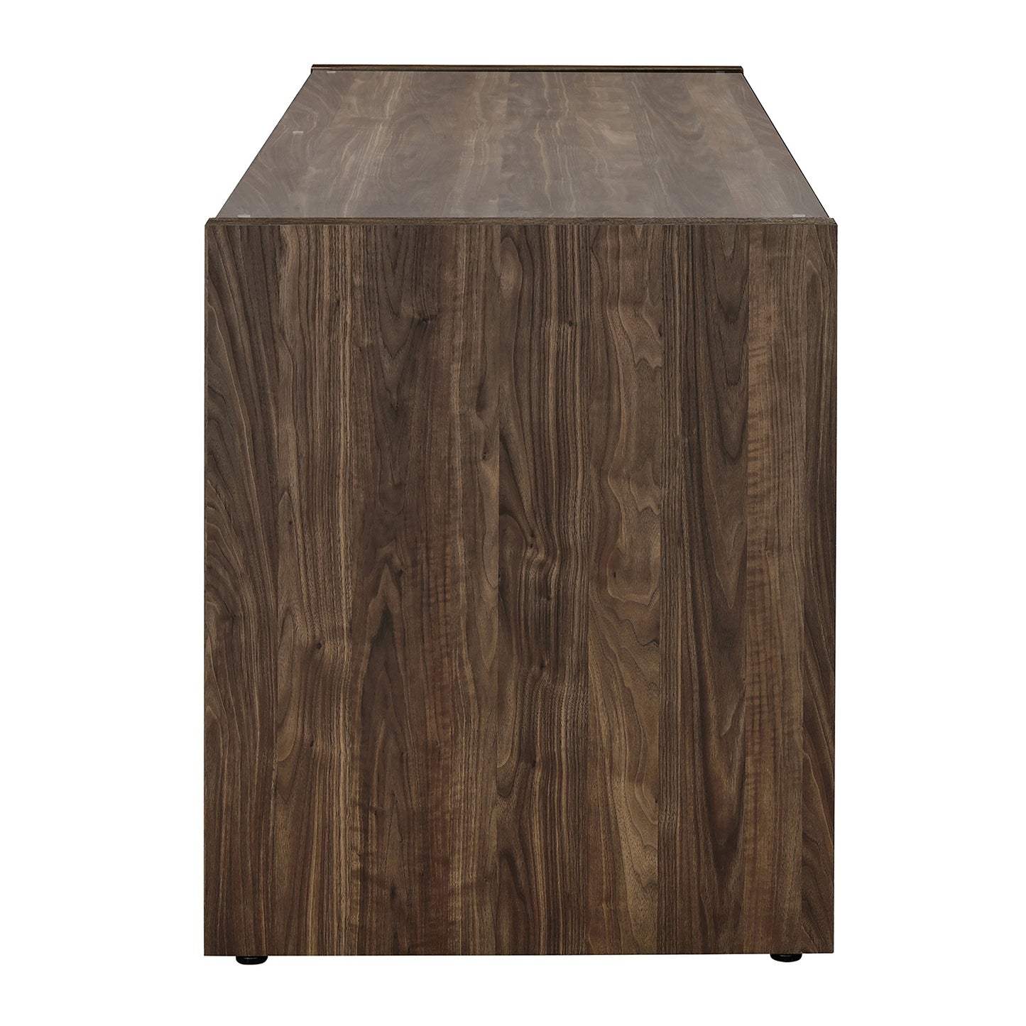 Luetta 59-inch Rectangular Writing Desk Aged Walnut
