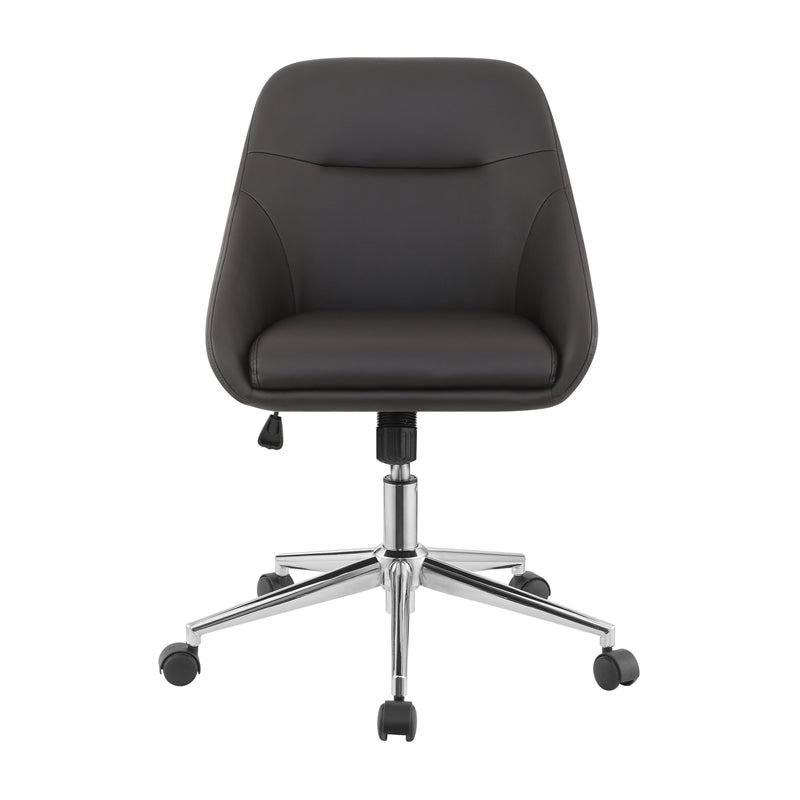 Upholstered Office Chair with Casters