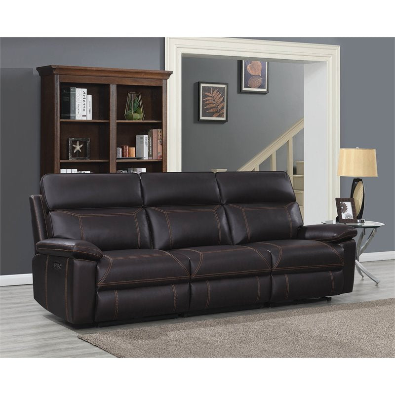 Albany Upholstered Power Reclining Seat and Power Headrest Sofa