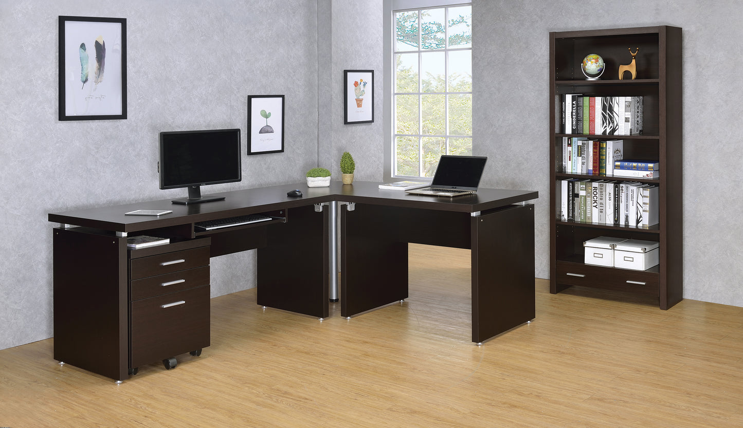 Skylar Square Corner Table Cappuccino