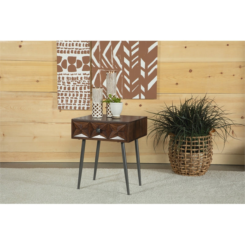 Rectangular 1-drawer Accent Cabinet