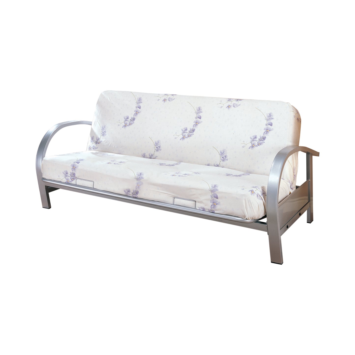 Metal Futon Frame Silver