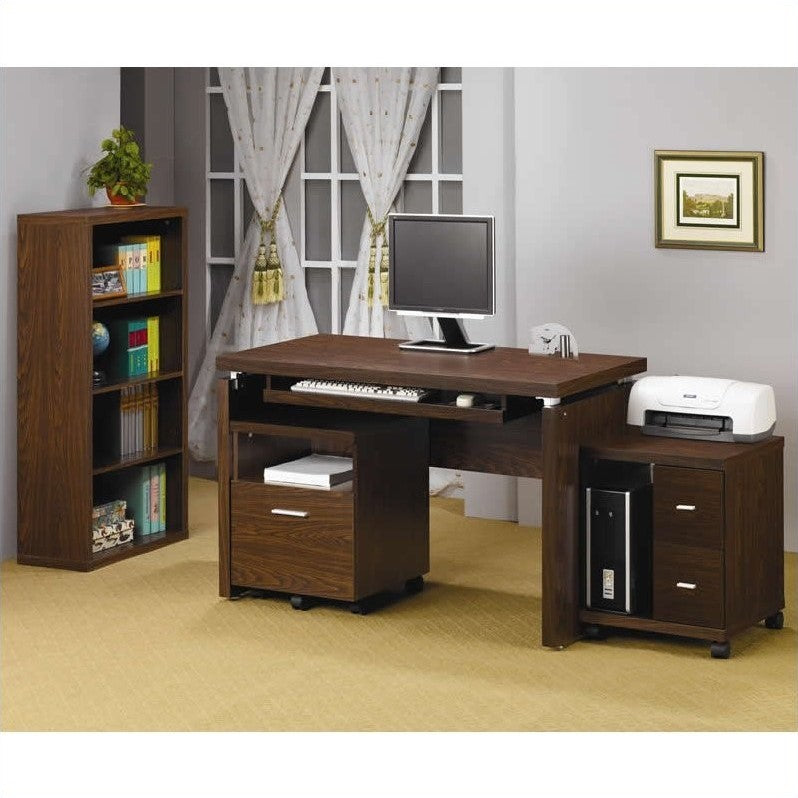 Russell 2-drawer CPU Stand Medium Oak