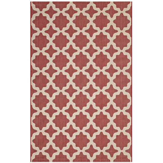 Cerelia Moroccan Trellis 8x10 Indoor and Outdoor Area Rug