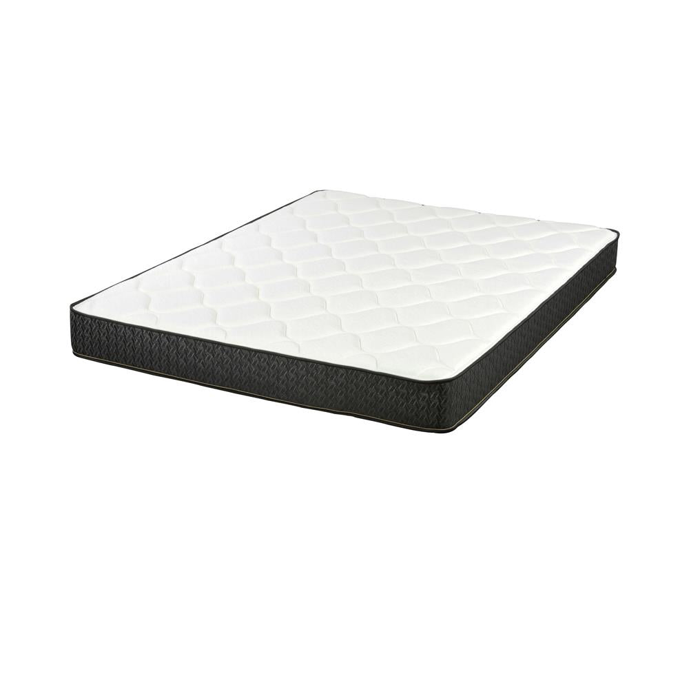 Santa Barbara Full Mattress White and Charcoal