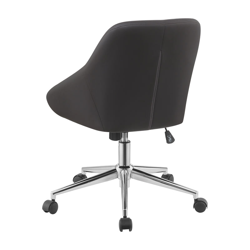 Upholstered Office Chair with Casters