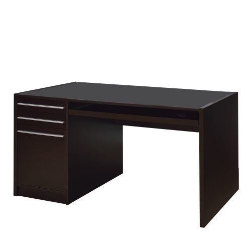 Halston 3-drawer Connect-it Office Desk Cappuccino