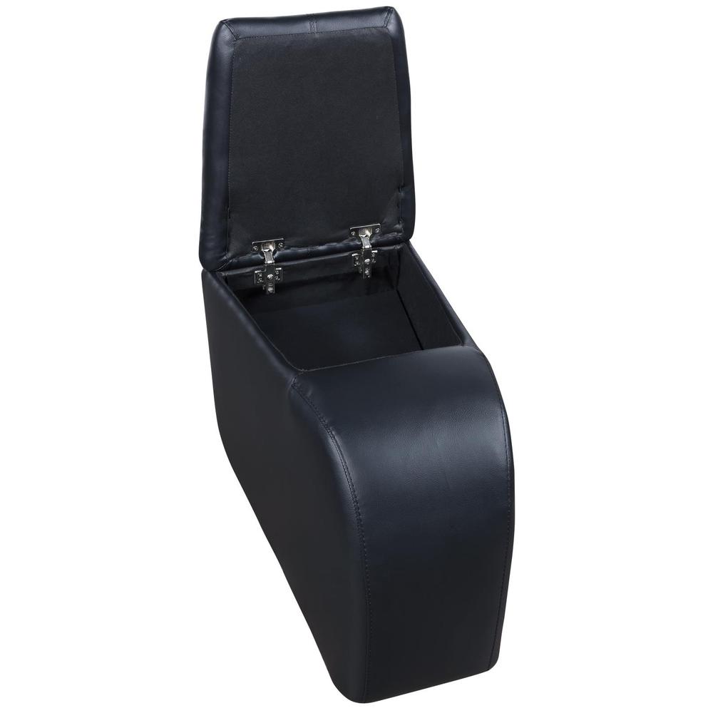 Cyrus Upholstered Recliner Living Room Set Black