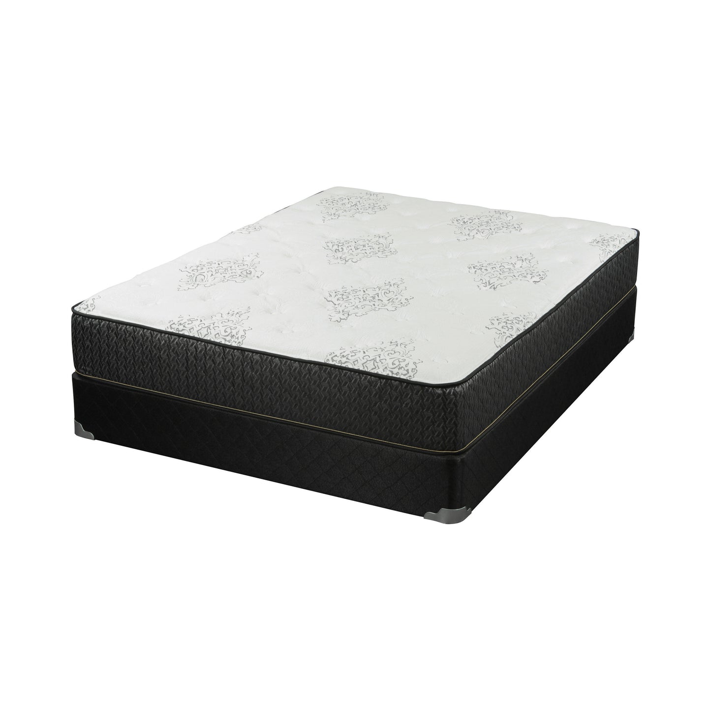 Freya 11.5" Queen Mattress White and Black