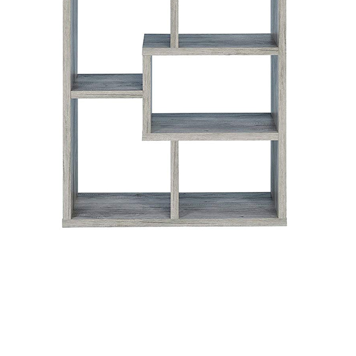 Theo 10-shelf Bookcase Grey Driftwood