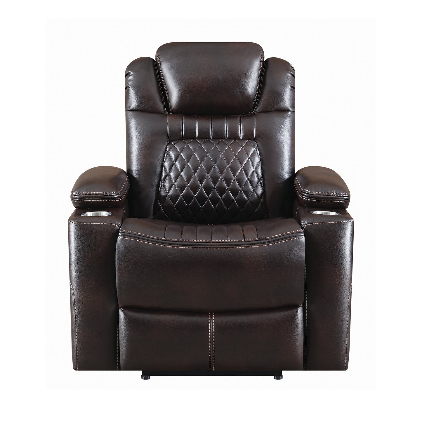 Korbach Upholstered Power^2 Recliner Espresso