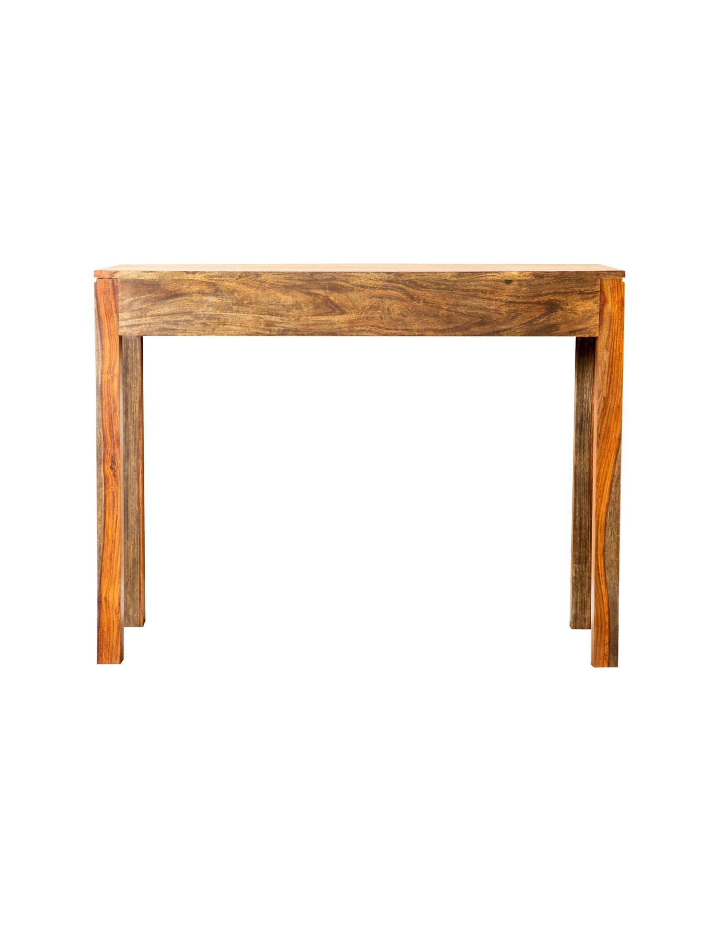 Rectangular 2-drawer Console Table Warm Chestnut