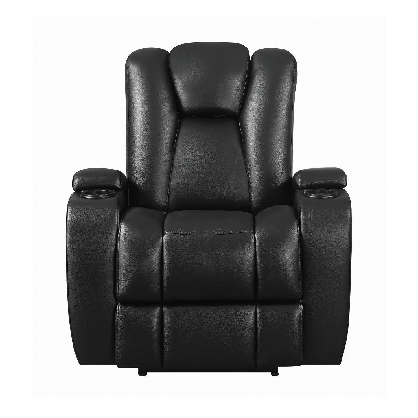 Delange Power^2 Recliner with Headrest Black
