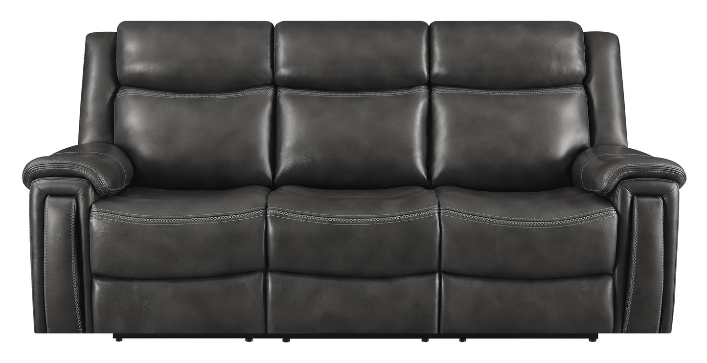 Shallowford Upholstered Power^2 Sofa Hand Rubbed Charcoal