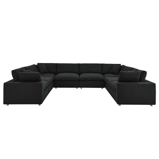 Commix Down Filled Overstuffed 8-Piece Sectional Sofa