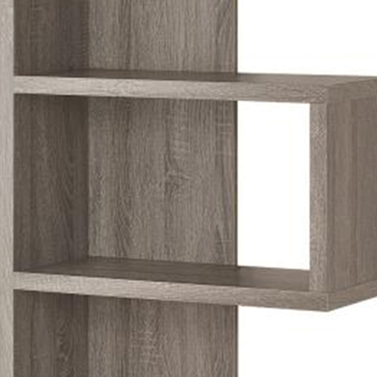 Joey 5-tier Bookcase Weathered Grey