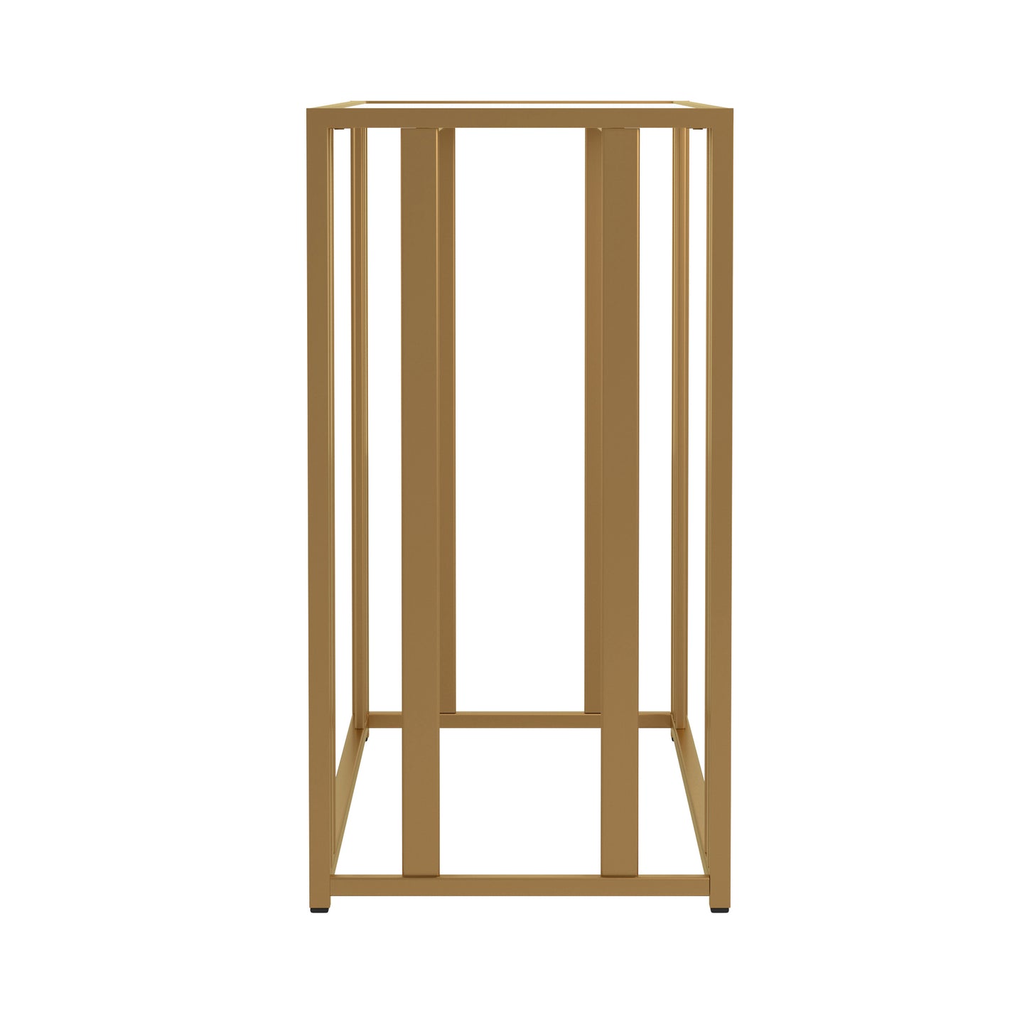 Eastbrook Metal Frame Sofa Table Matte Brass
