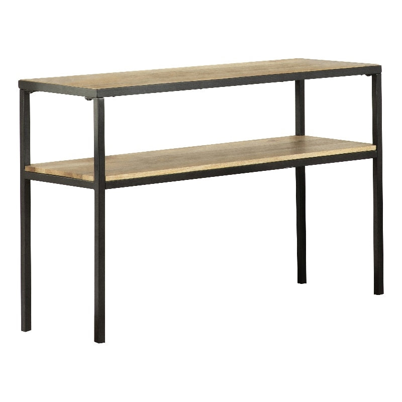 Console Table with Open Shelf Natural