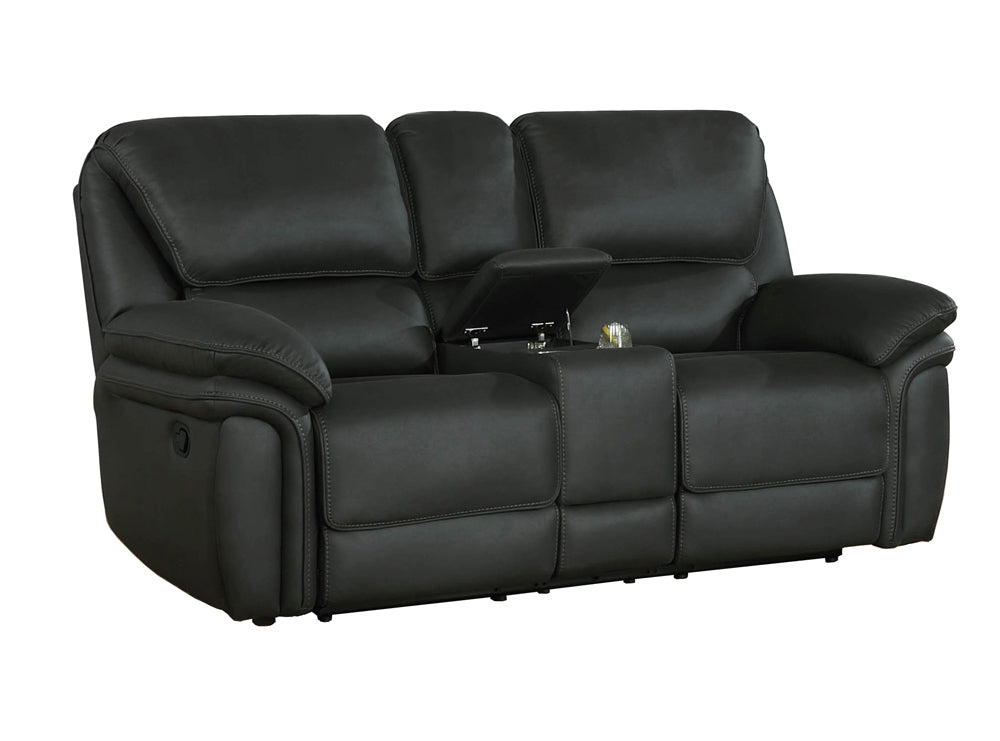 Breton Upholstered Tufted Back Motion Loveseat