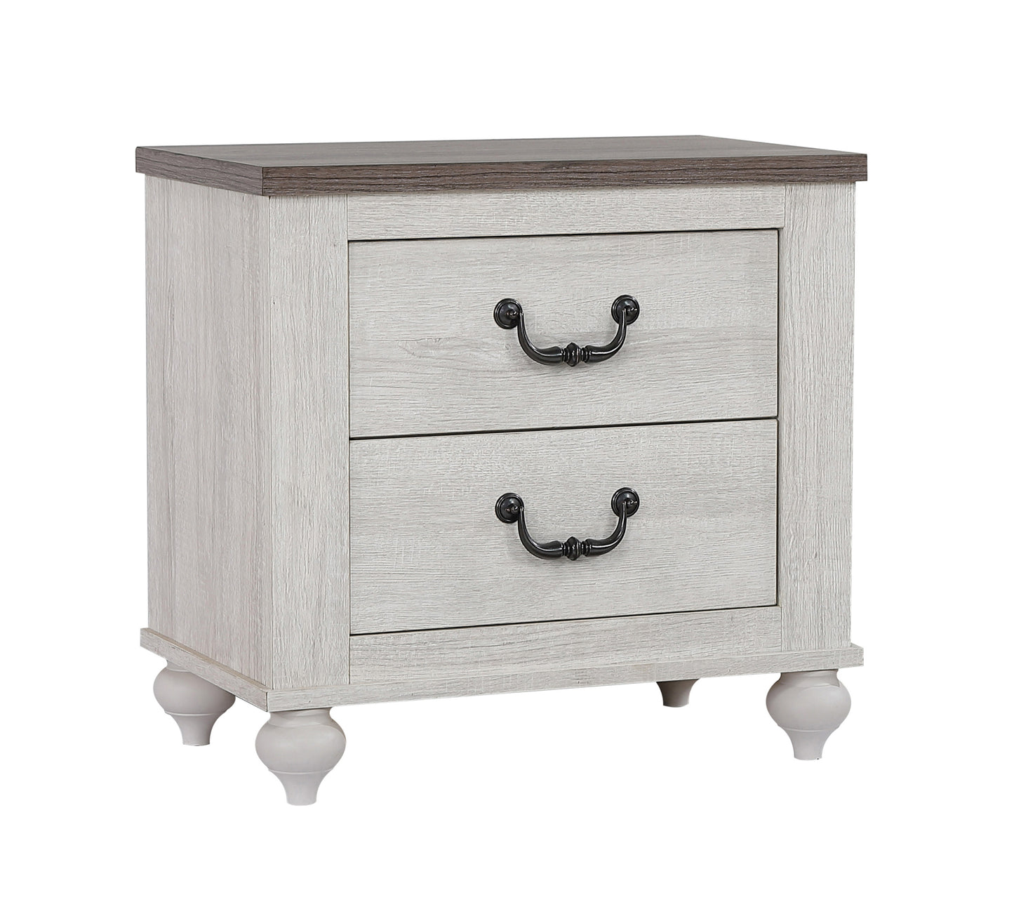 Stillwood 2-drawer Nightstand Vintage Linen