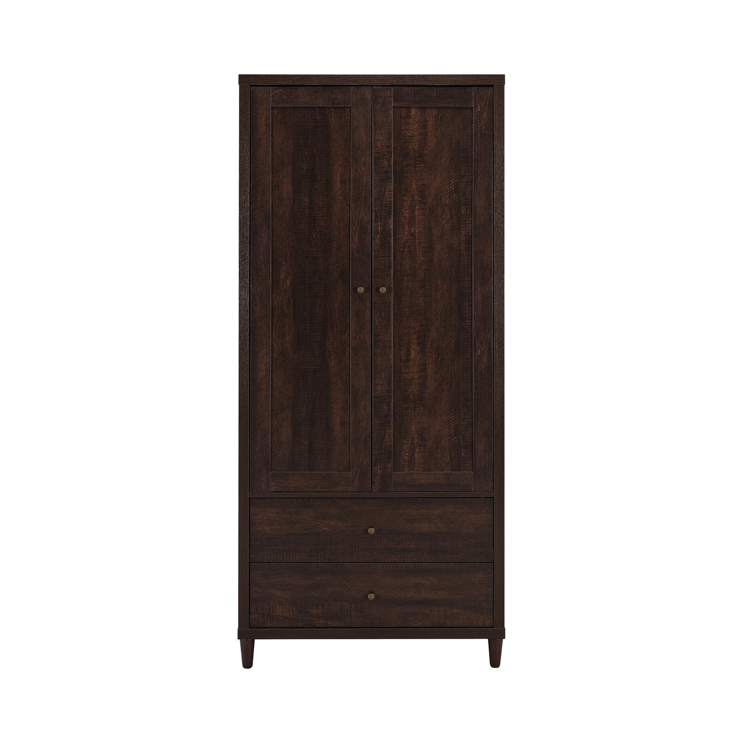 2-door Tall Accent Cabinet Rustic Tobacco