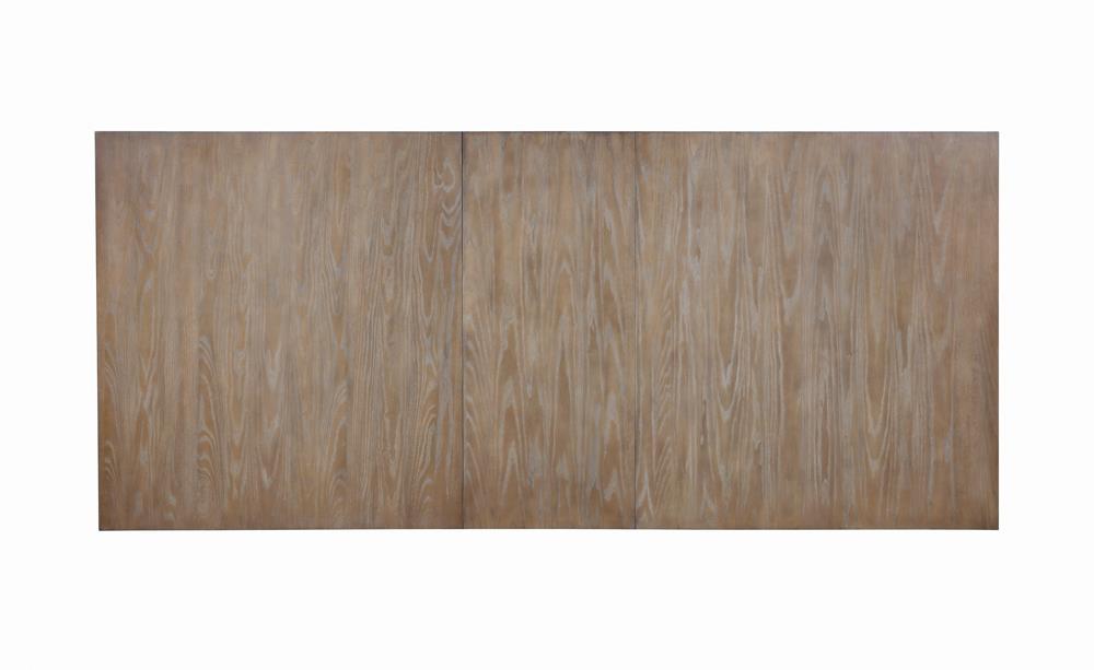 Brockway Cove Trestle Dining Table Barley Brown
