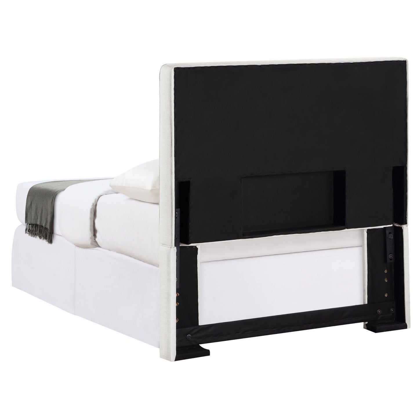 Izzy Rectangular Upholstered Headboard Sand