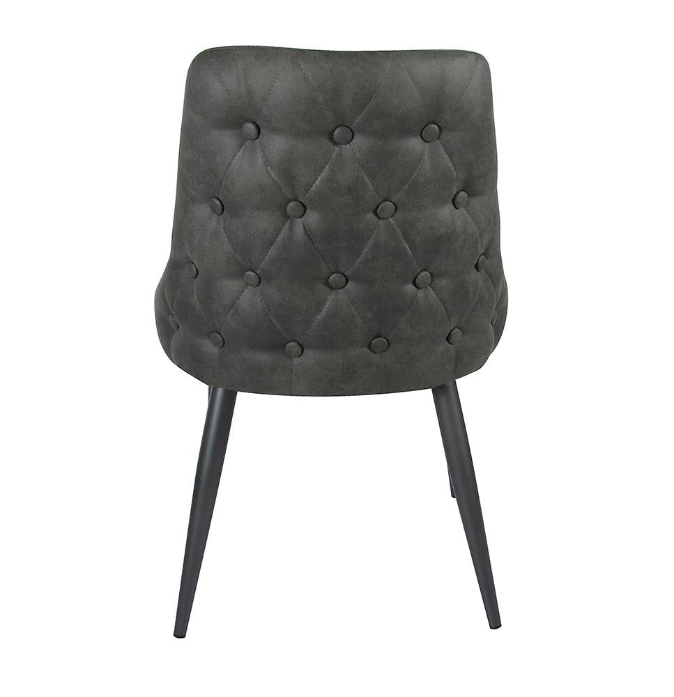 Cosmo Upholstered Curved Back Side Chairs (Set of 2)