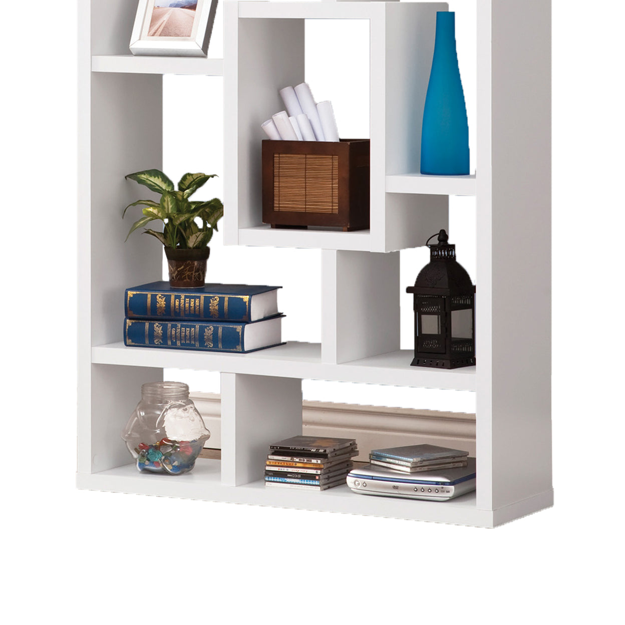 Howie 10-shelf Bookcase White