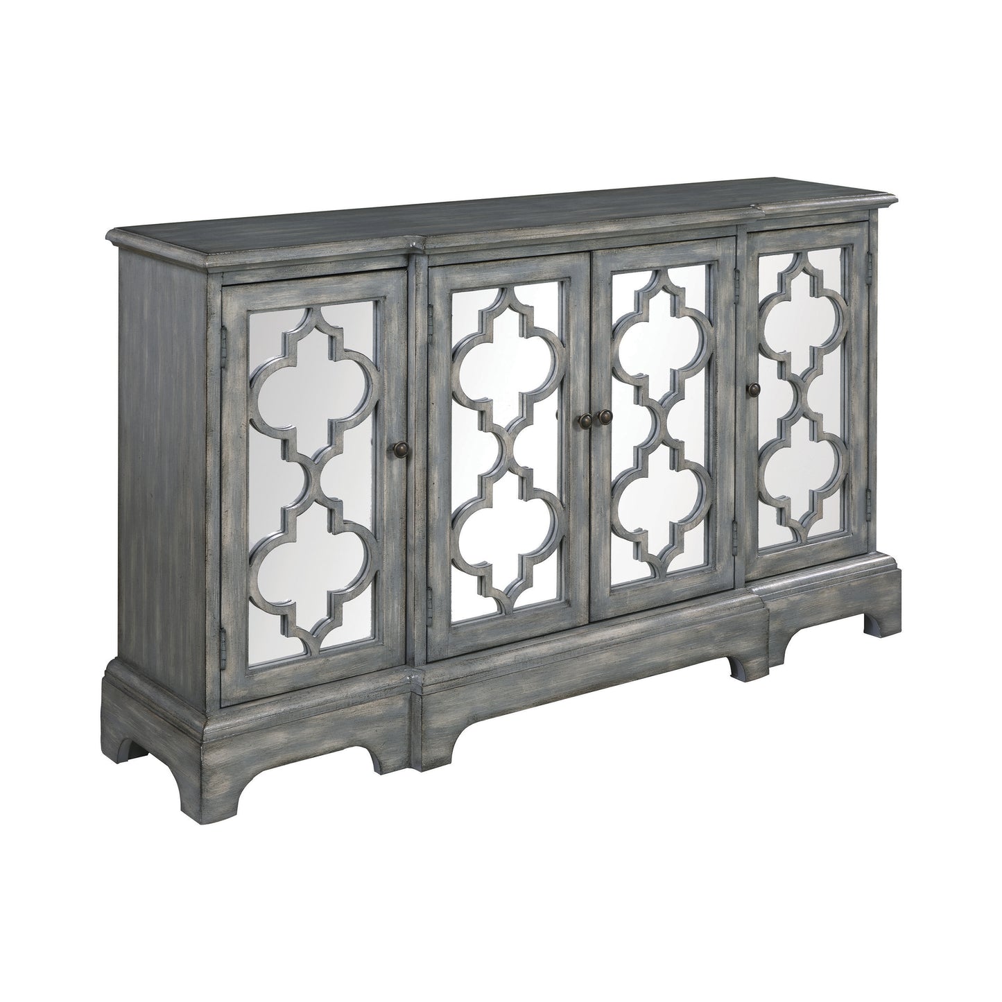 4-door Accent Cabinet Grey