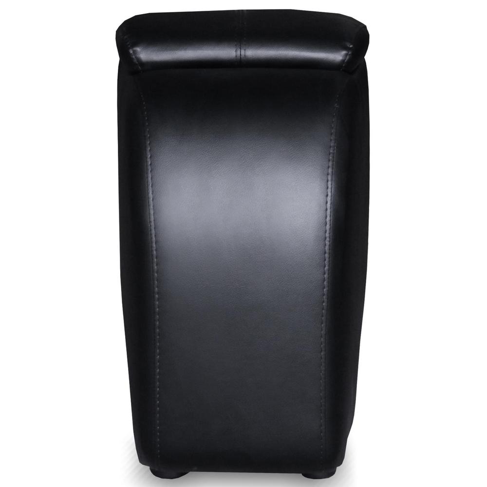 Cyrus Upholstered Recliner Living Room Set Black