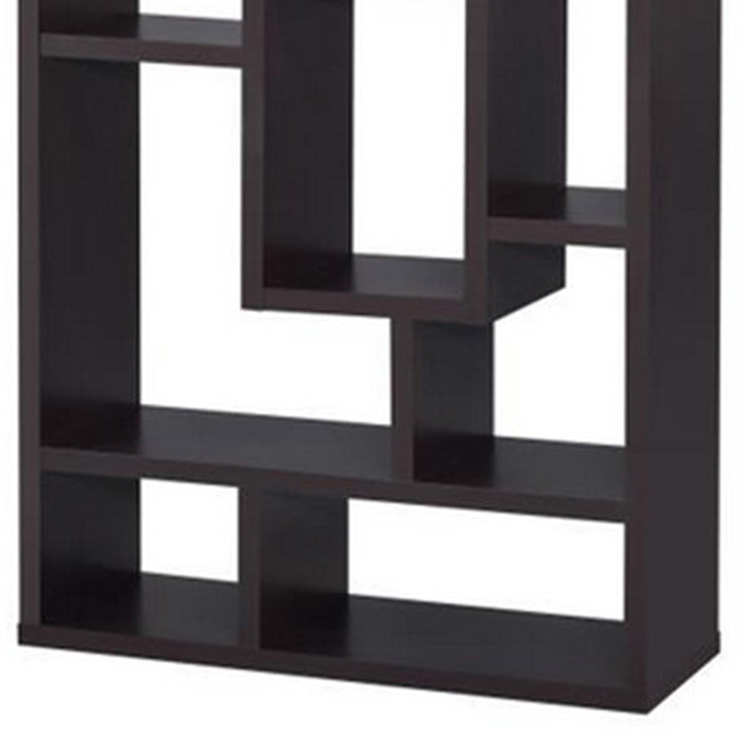 Howie 10-shelf Bookcase Cappuccino