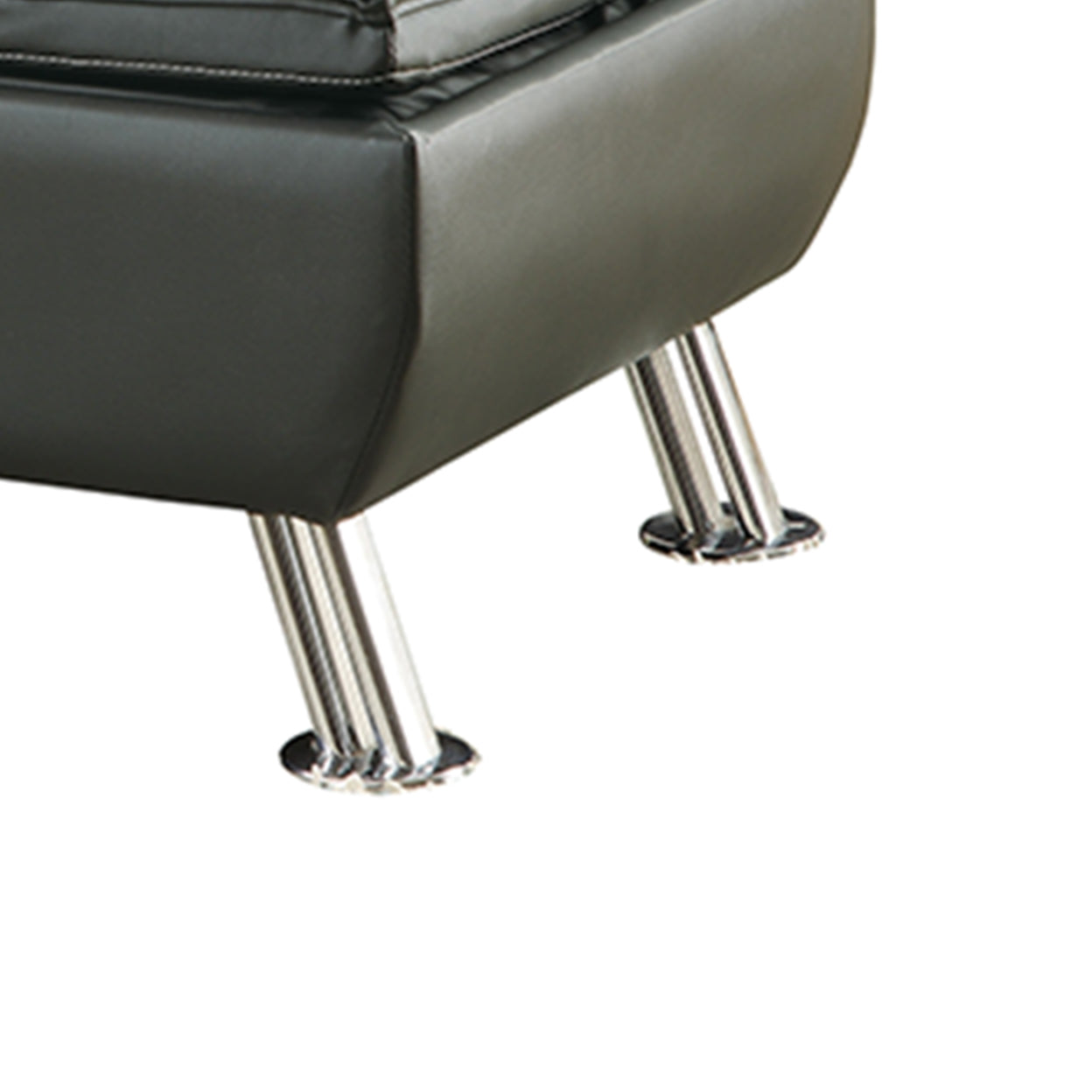Dilleston Storage Ottoman with Removable Trays Black