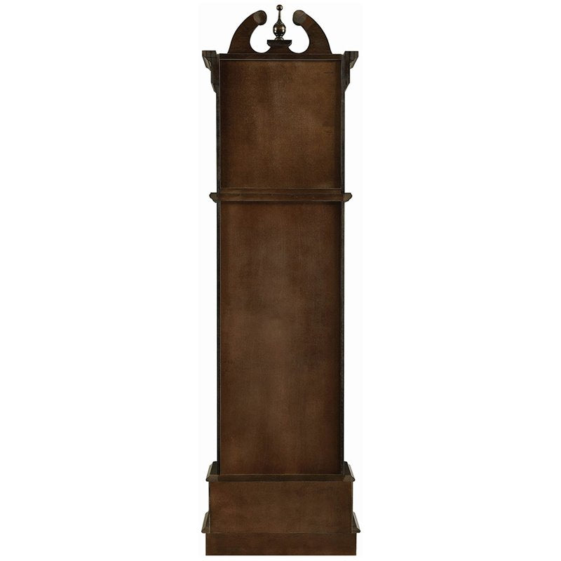 Grandfather Clock with Chime Golden Brown
